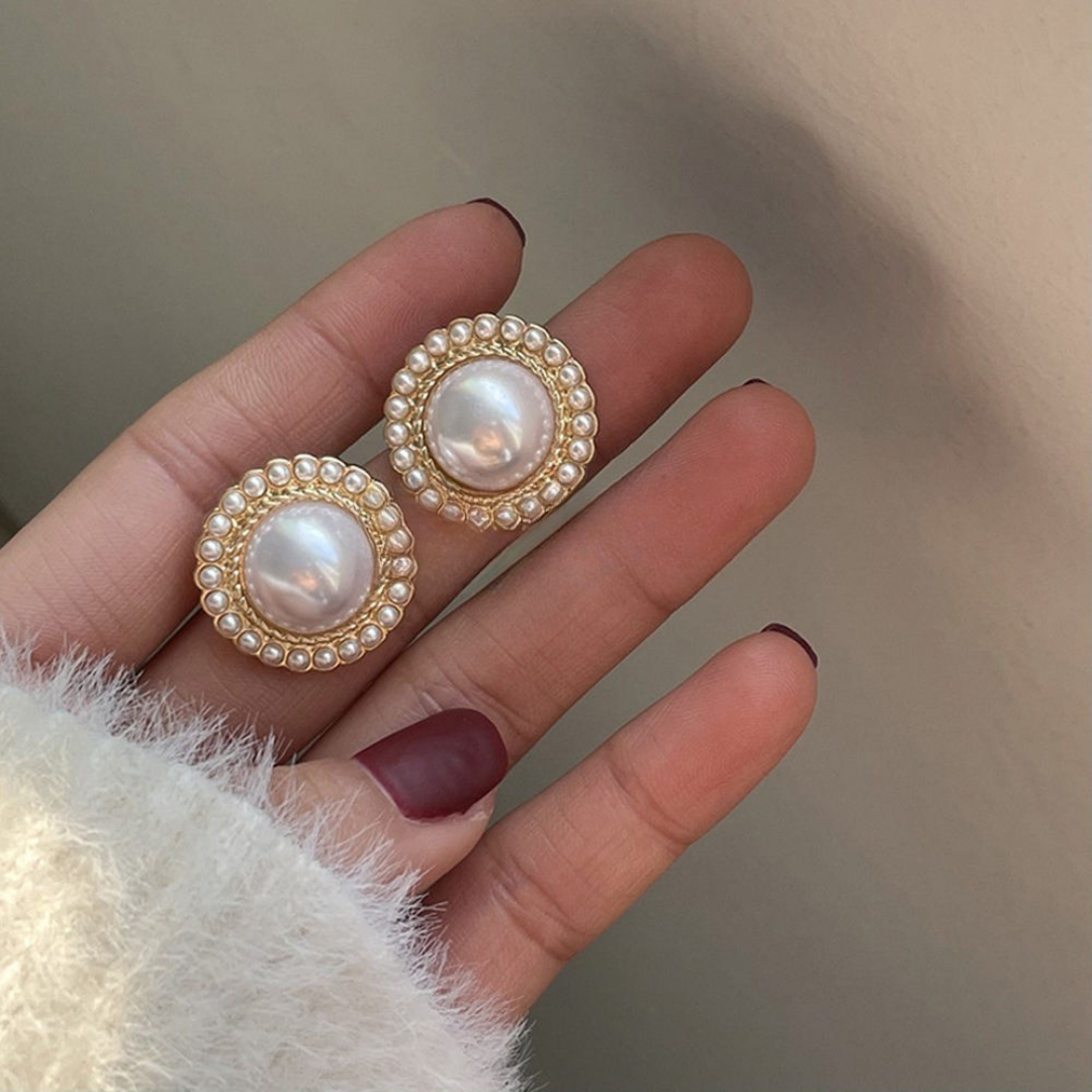 Pearl Statement Earrings
