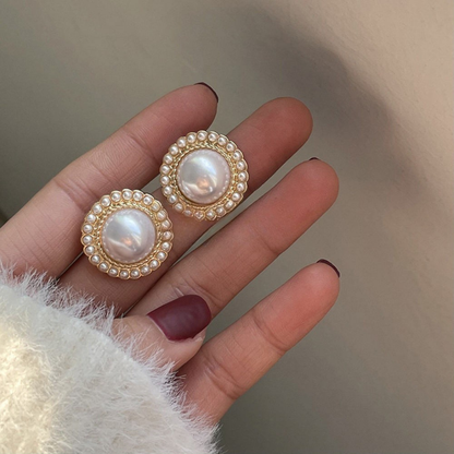 Pearl Statement Earrings