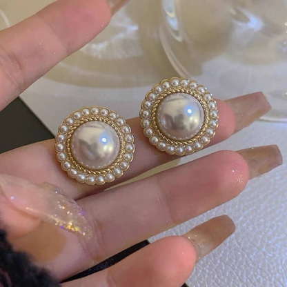 Pearl Statement Earrings
