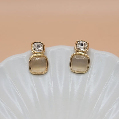 Semi Precious Stone Earrings