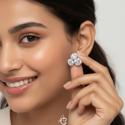 Triple Love Statement Earrings