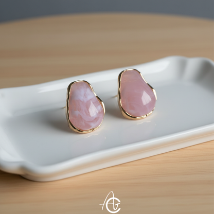 Semi Precious Stone Earrings