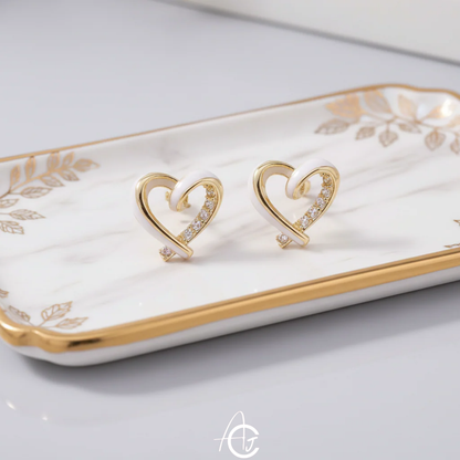 Heart Bling Earrings