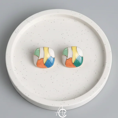 Colorful Stud Earrings