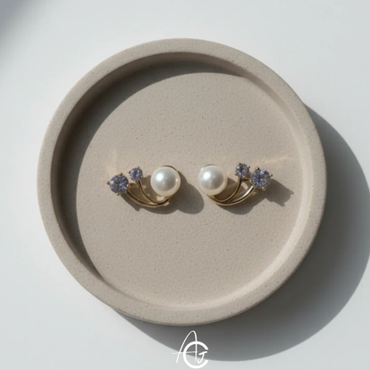 Bling Pearl Earrings