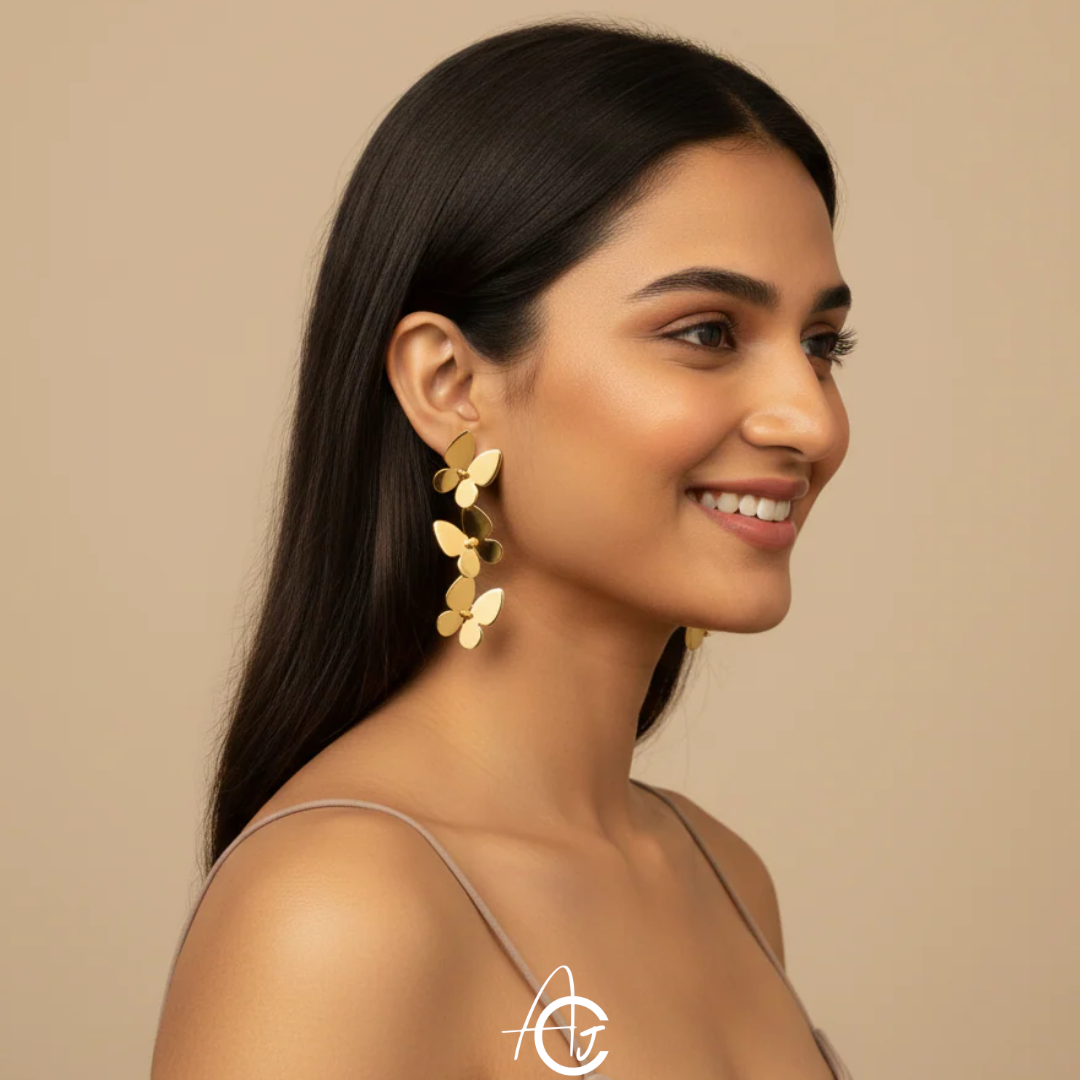 Butterfly Elongated Earrings