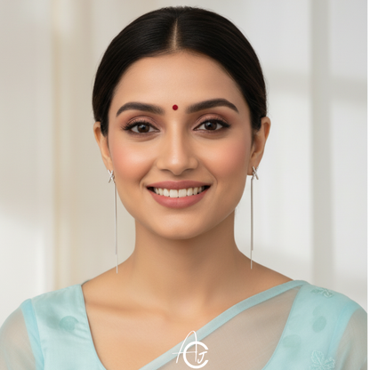 Cross Long Chain Earrings