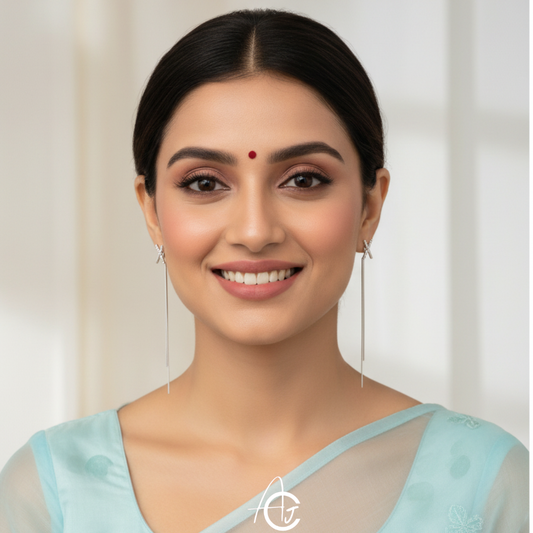 Cross Long Chain Earrings