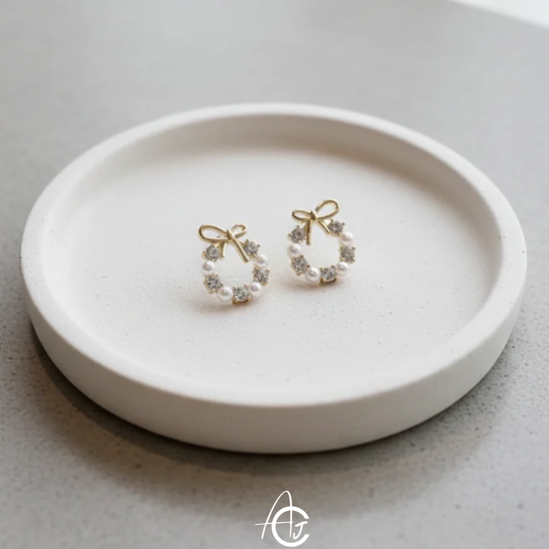 Bling Bow Earrings