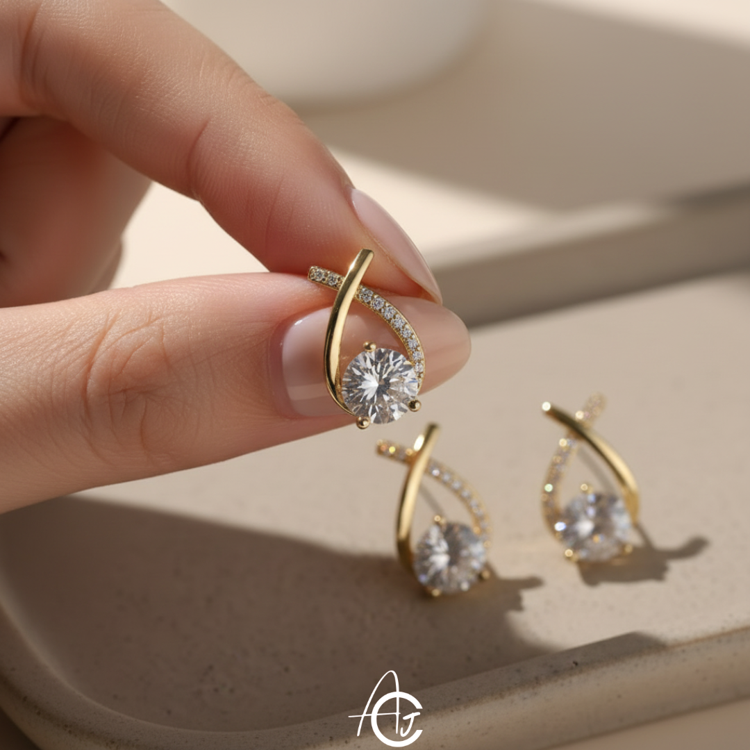 Drop The Bling Earrings