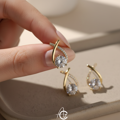 Drop The Bling Earrings