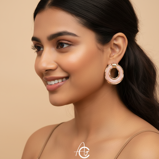 Semi Precious Stone Earrings