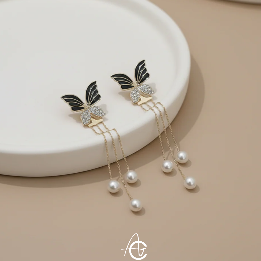 Butterfly Chain Earrings