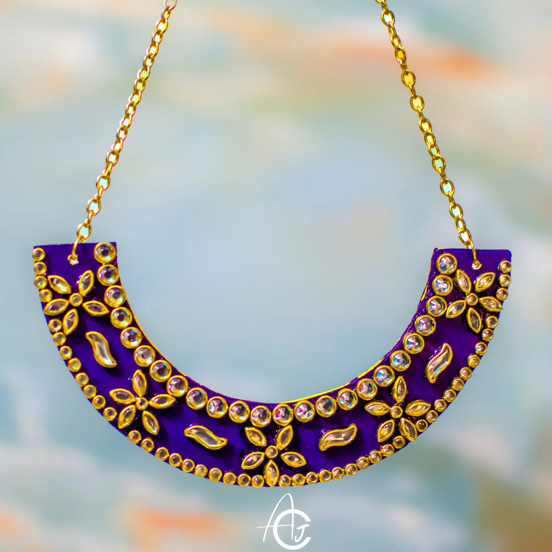 Statement Kundan Necklace : Handmade