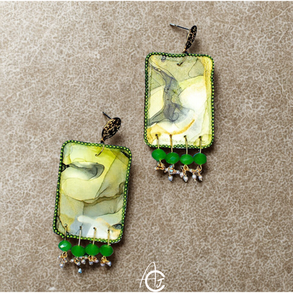 Fluid Earrings : Handmade