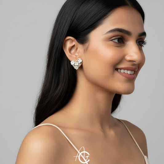 Heart Bling Earrings