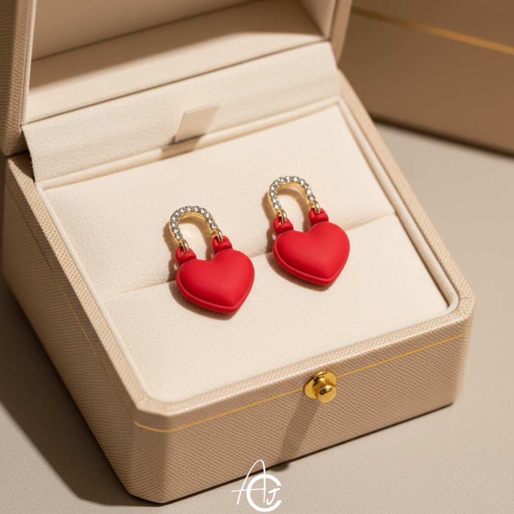 Heart Bling Earrings