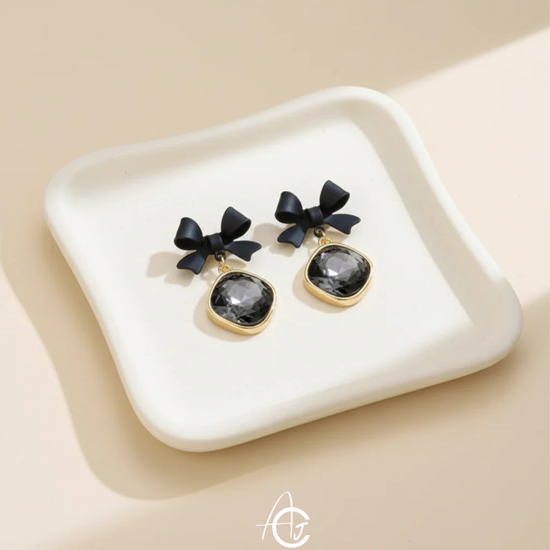 Bling Bow Earrings