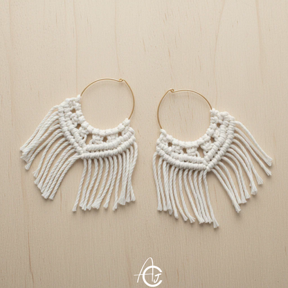 Macrame Earrings : handmade