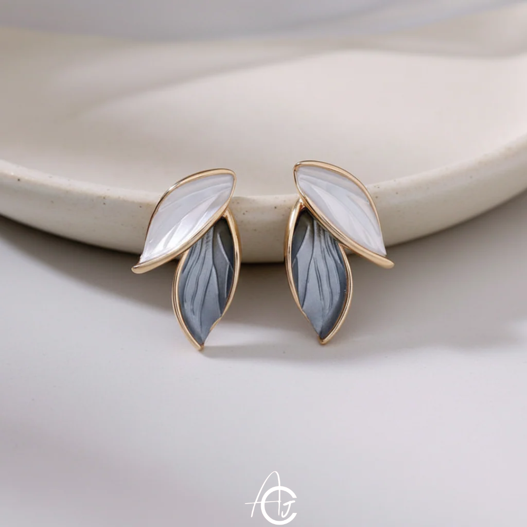 Leafy Stud Earrings