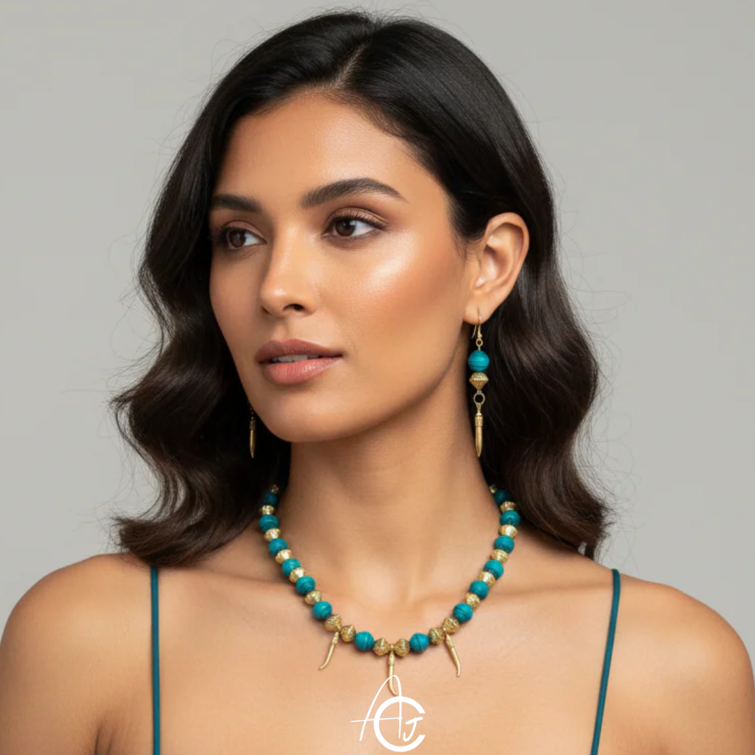 Beads Necklace Set : Handmade