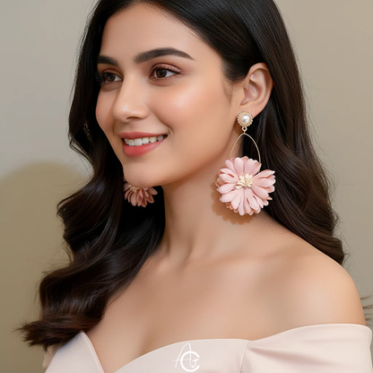 Stetement Flower Dangle Earrings