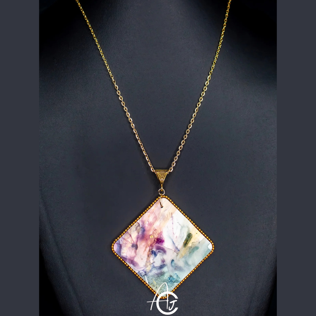 Fluid Necklace : Handmade
