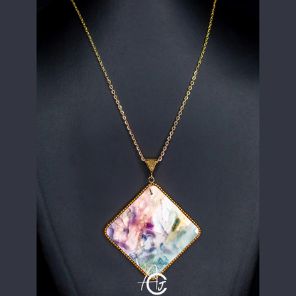 Fluid Necklace : Handmade