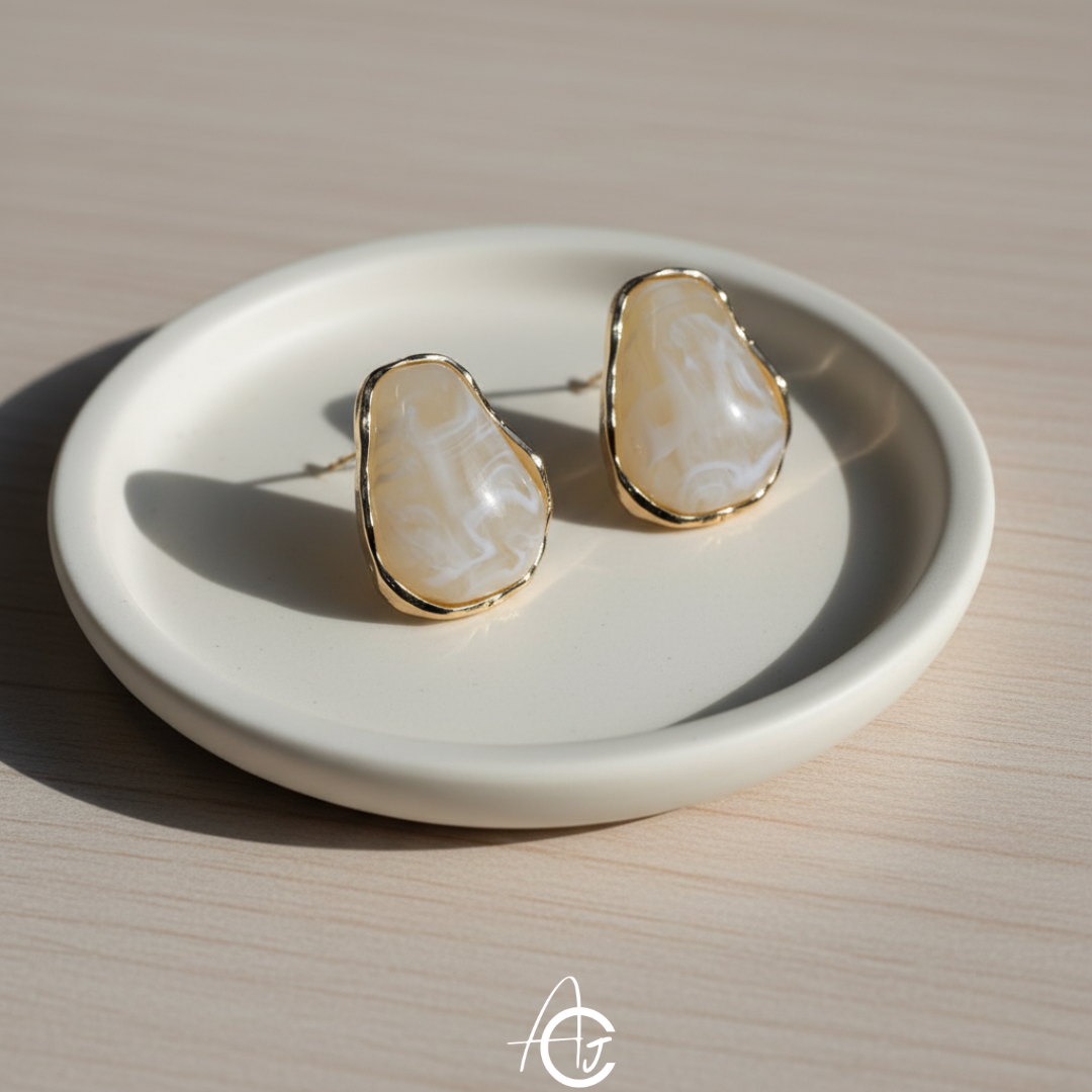 Semi Precious Stone Earrings