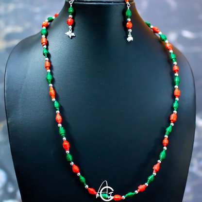 Beads Necklace Set : Handmade