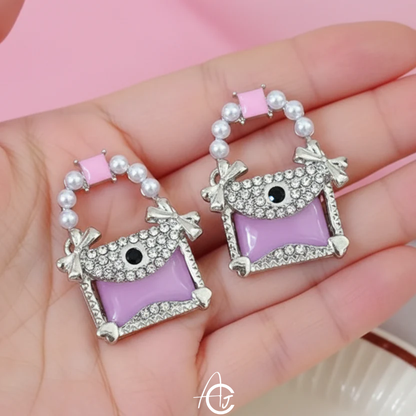 Pretty Purse Earrings