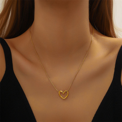 Open Heart Necklace