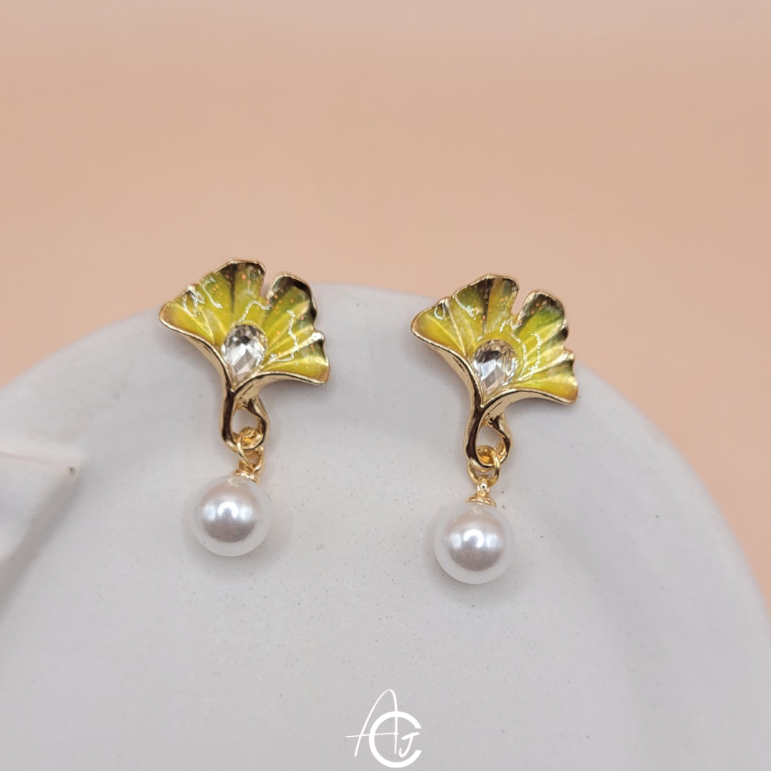 Pearl And Shell Earrings