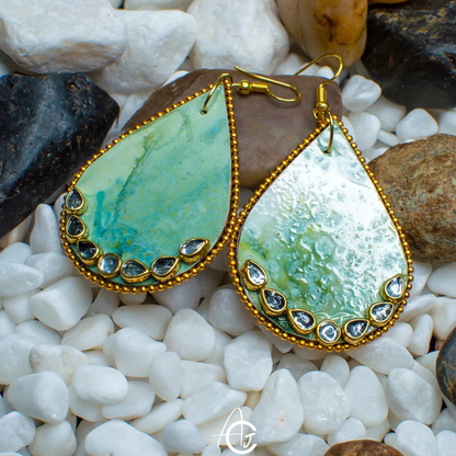 Fluid Earrings : Handmade