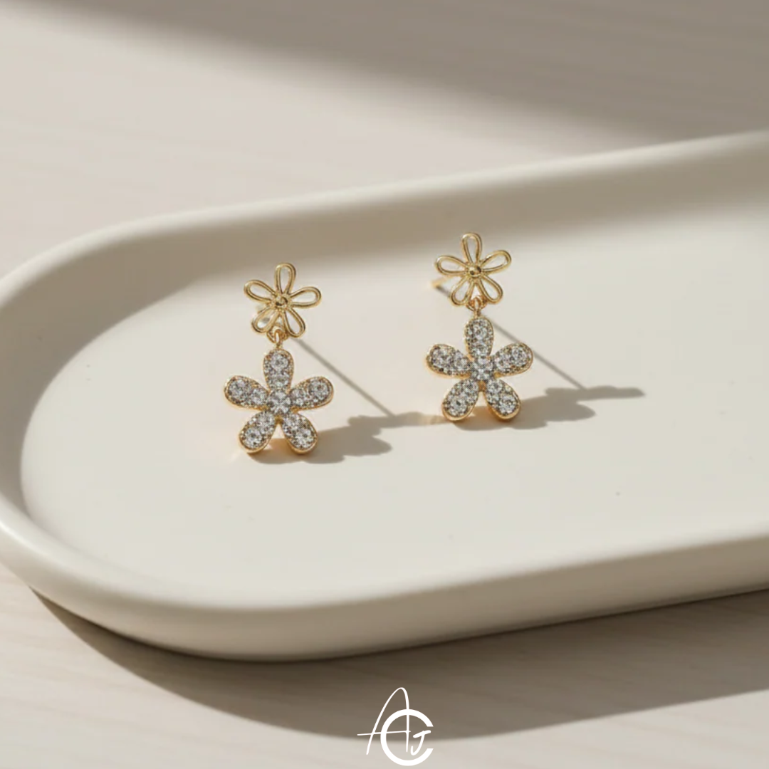 Daisy Flower Earrings