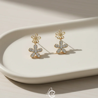 Daisy Flower Earrings