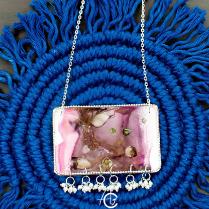 Fluid Necklace : Handmade