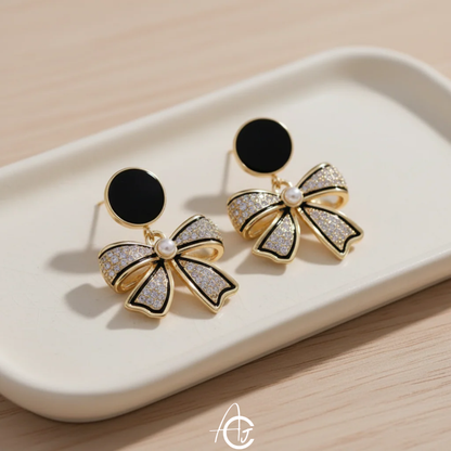 Bling Bow Earrings