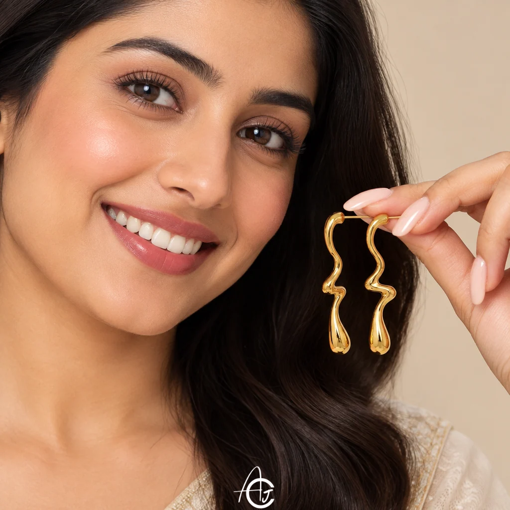 Modern Drop Earrings