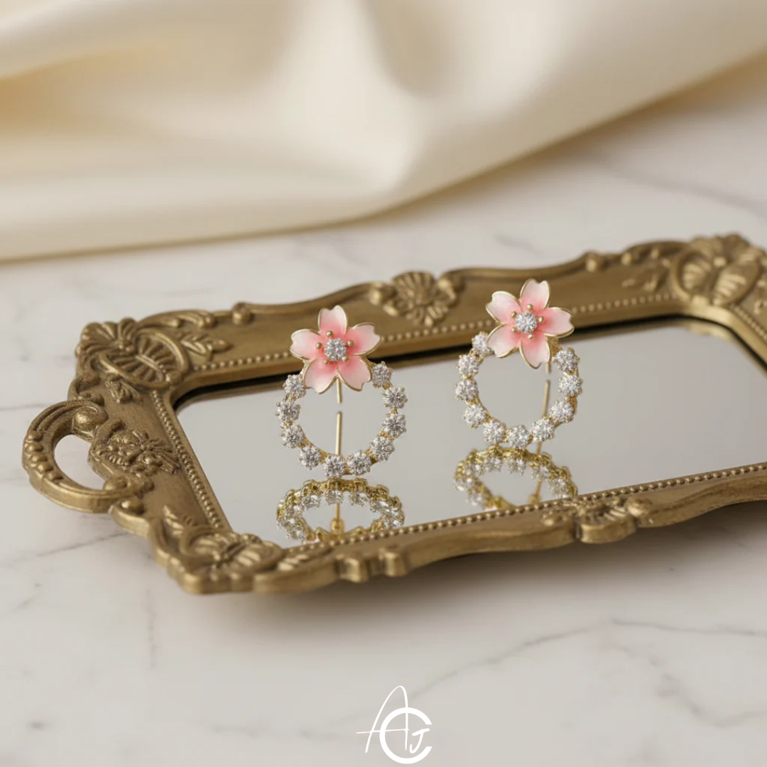 Bling Daisy Earrings