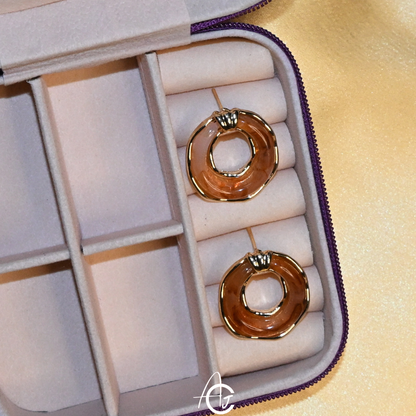 Semi Precious Stone Earrings