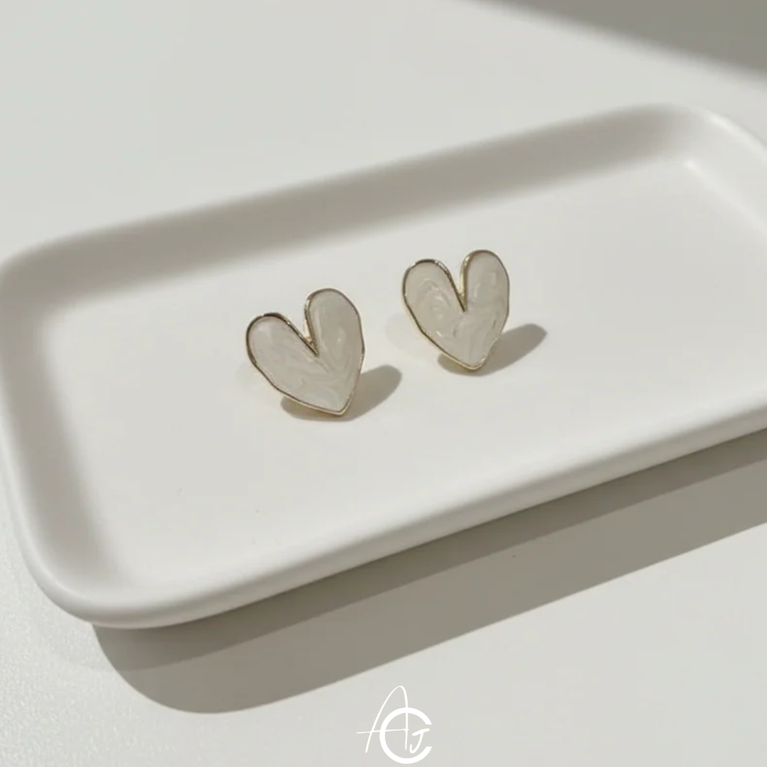 Shiney Heart Earrings