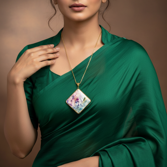 Fluid Necklace : Handmade