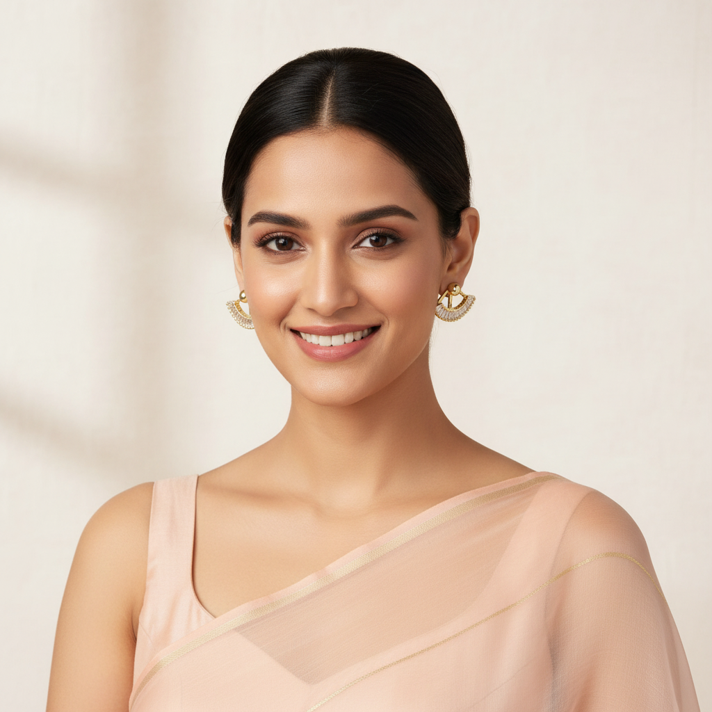 Minimalistic Crystal Earrings