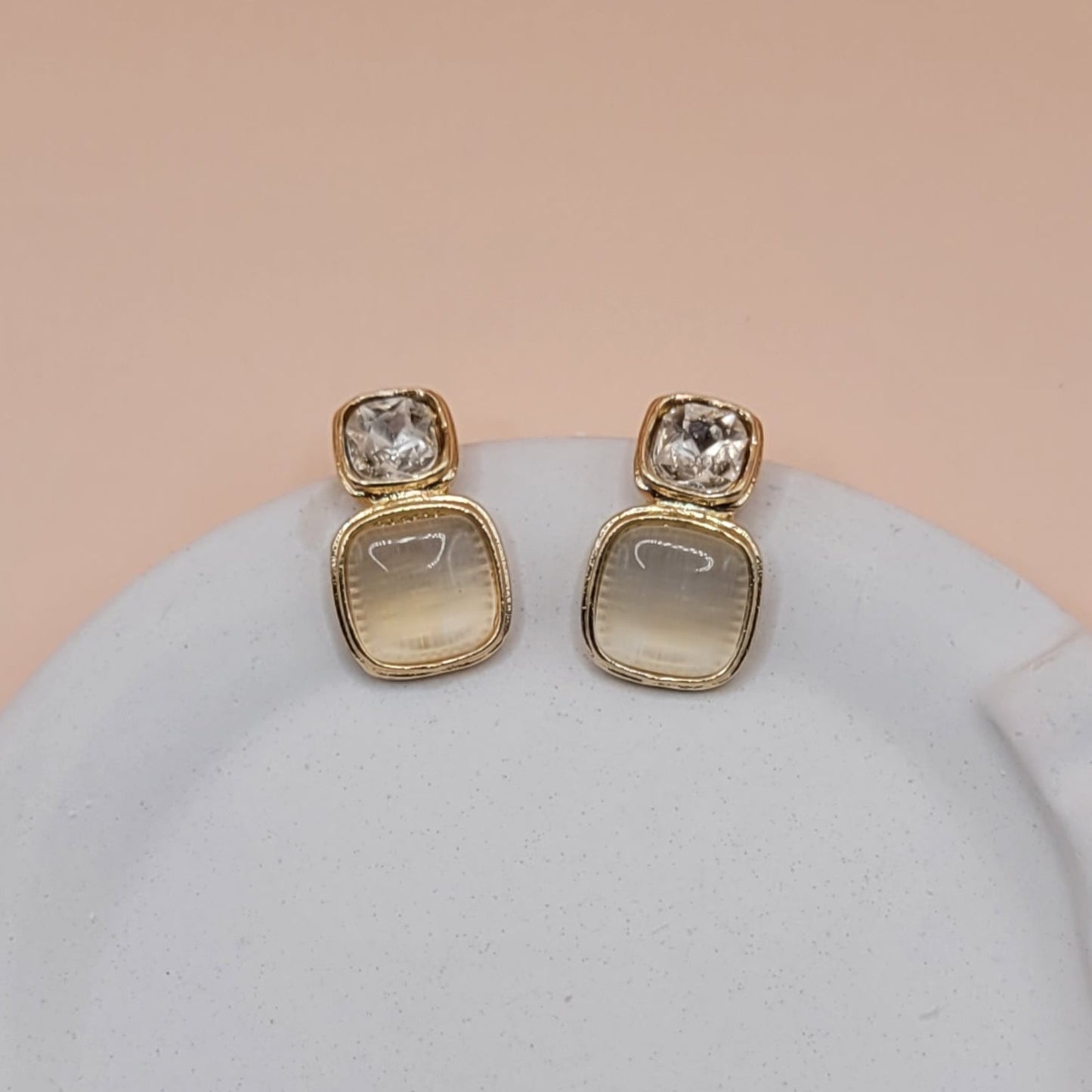 Semi Precious Stone Earrings