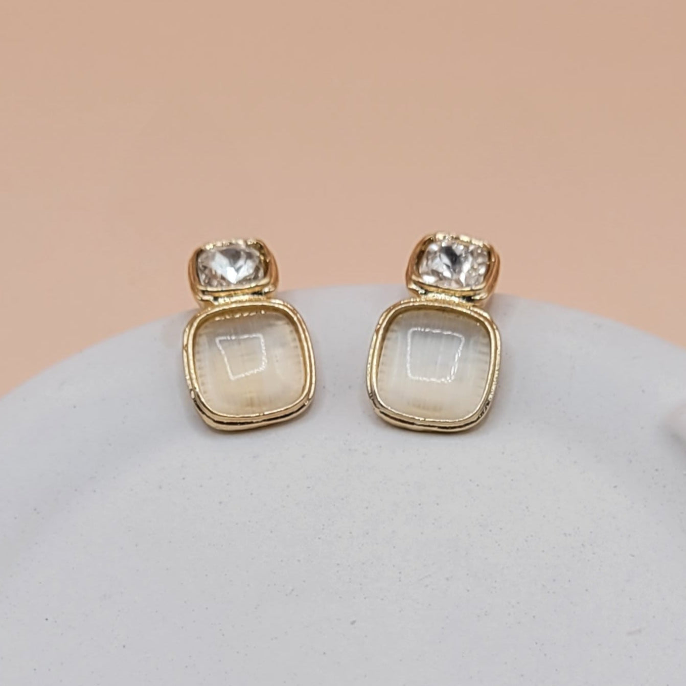 Semi Precious Stone Earrings