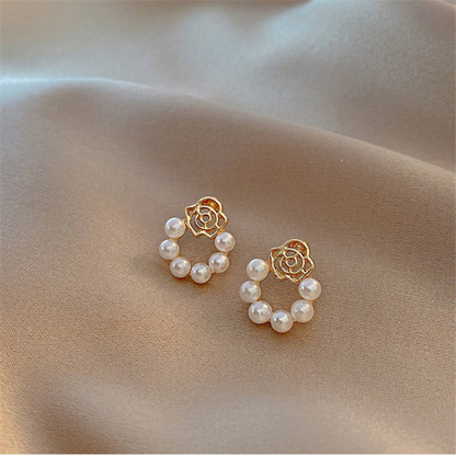 Pearl Flower Earring