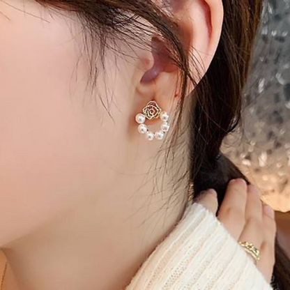 Pearl Flower Earring