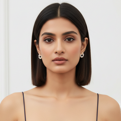 Pearl Flower Earring