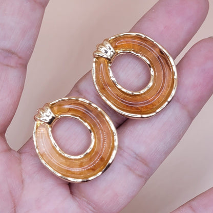 Semi Precious Stone Earrings